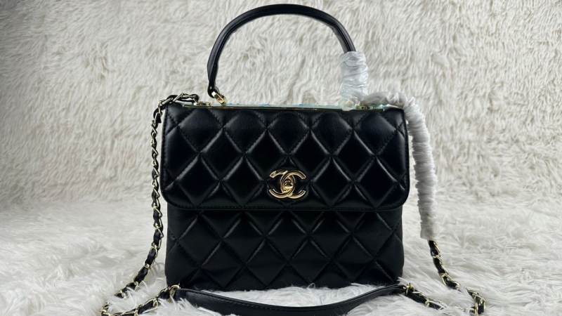 Ch**el top handle bags